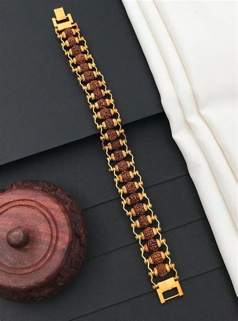 Genuine Paanch Mukhi Rudraksha Bracelet – Ram Mandir Store