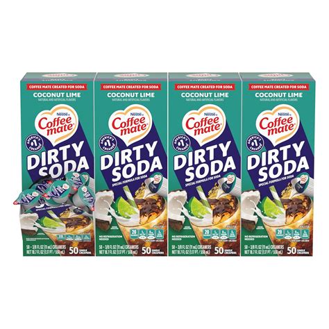 Amazon.com: Nestle Coffee mate Creamer, Dirty Soda Coconut Lime Flavor ...