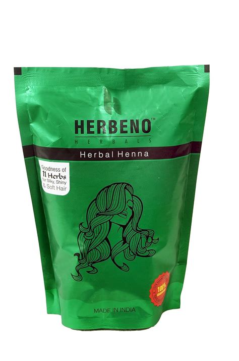Buy Herbeno Natural Herbal Henna Powder (150 Gm) Online at Low Prices ...