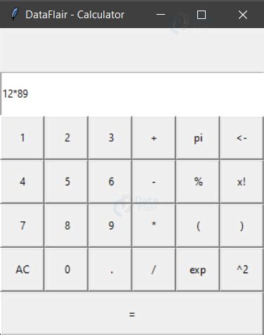 Making Calculator in Python 的图像结果