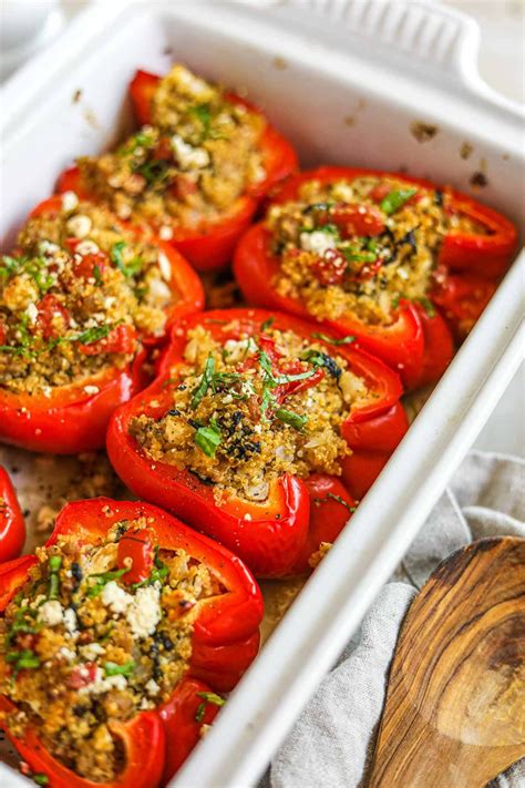 Turkey and Quinoa Stuffed Peppers (Without Rice) | Recipe | Stuffed ...