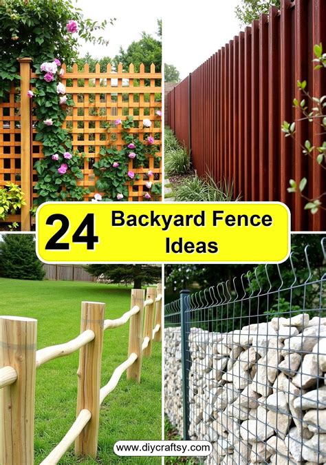 24 Backyard Fence Ideas for Privacy & Stylish Yards