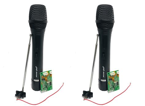 Sound King SK-VHF WIRELESS MIC CIRCUIT WITH ANTENA (SET OF 2) : Amazon ...