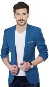 Fijuca Fashion Solid Single Breasted Casual, Formal, Party, Festive ...
