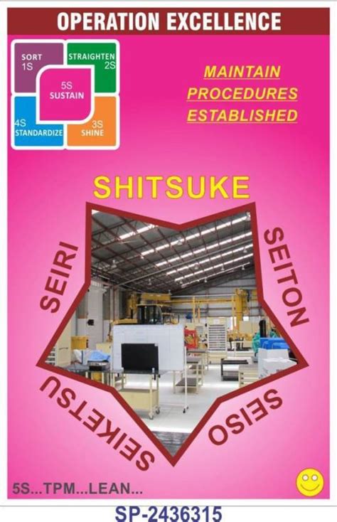SignageShop Operation Excellence Shitsuke Poster Emergency Sign Price ...