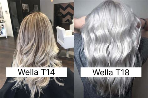 Wella T14 vs T18: Toner Differences - How To Hair Girl in 2025 | Silver ...
