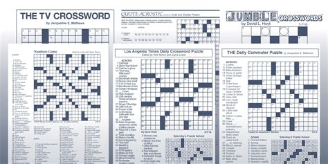 Free LA Times Crossword Printable PDF + Tips! - Printables for Everyone