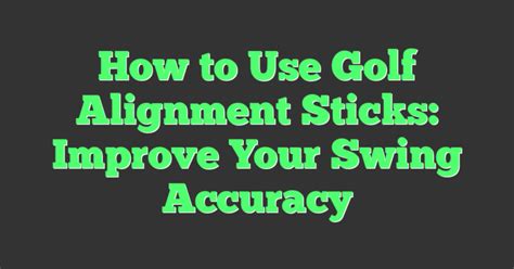 Image result for Alignment Sticks