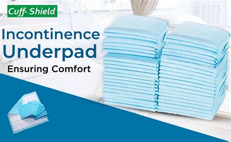 CUFF- SHIELD Incontinence Underpad Sheets (Pack of 100 pcs, Blue, Size ...