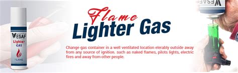 WESAF Lighter Gas Refill Can| Universal Nozzle Butane |Suitable to ...