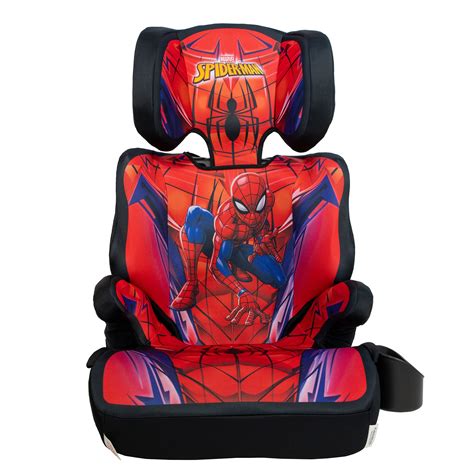 KidsEmbrace Marvel Spider-Man High Back Booster Car Seat, Spider-Man ...