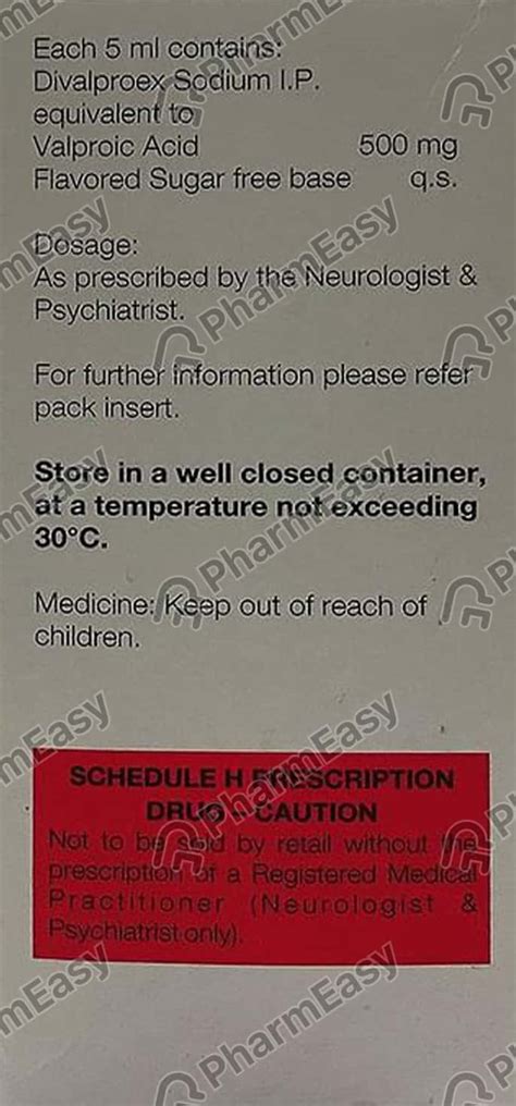 Buy Valance 500 MG/5ML Oral Solution (200) Online at Flat 15% OFF ...