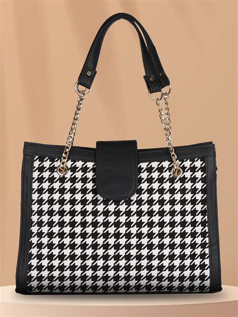 Brooklyn Houndstooth Tote Bag – Miniwesst