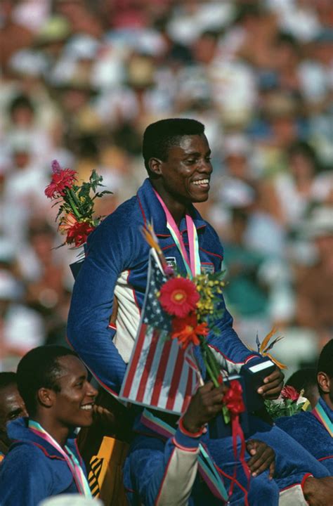 Carl Lewis donating Olympic medals to new Smithsonian museum