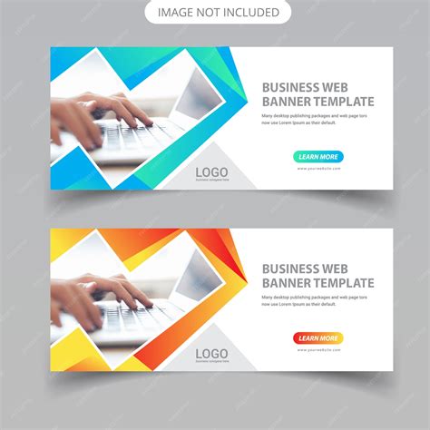 Business web banner design | Premium Vector