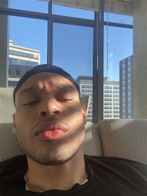 Attractive Black Men Selfie