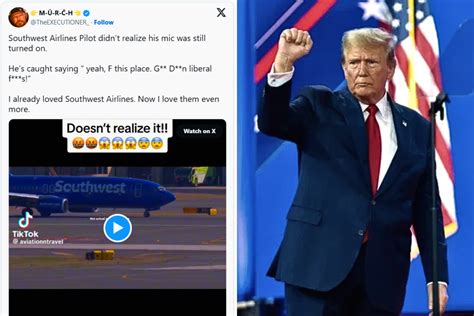 Viral video: Southwest Airlines pilot caught on microphone, netizens ...