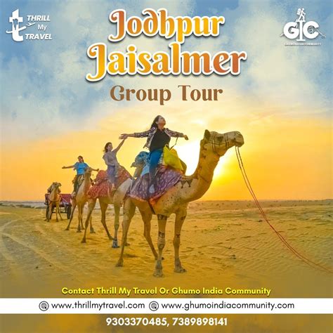 TMT New Year Jodhpur Jaisalmer Longewala Group Tour From Gwalior ...