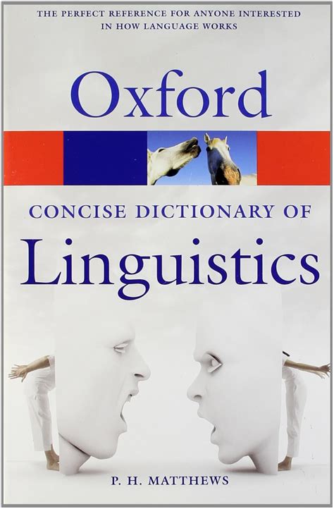 Buy Concise Oxford Dictionary of Linguistics (Oxford Quick Reference ...