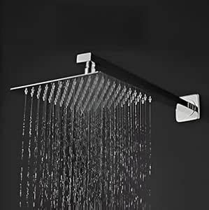 Kyari Extra Heavy 6x6 Inch Ultra Slim Shower Head with Heavy Duty Arm ...
