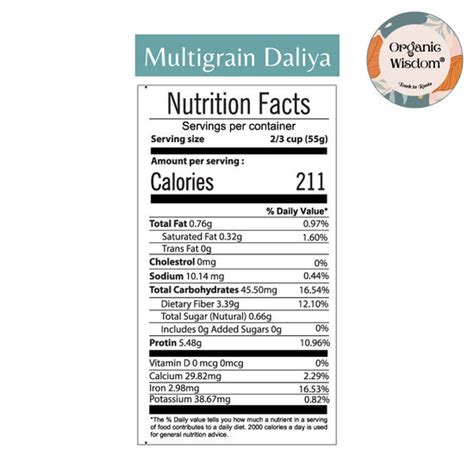 Buy Nutritious Multigrain Dalia (400g) Online - Organic Wisdom