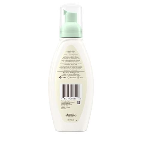 Aveeno Clear Complexion Foaming Face Cleanser Sensitive Skin | Sugatra