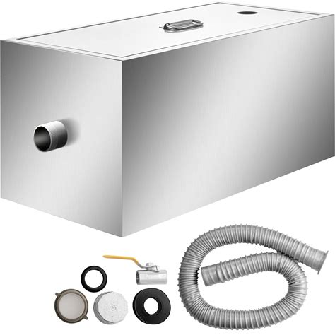 Buy VEVOR Commercial Grease Interceptor, 13GPM Commercial Grease Trap ...