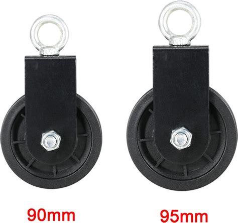 Buy MengK Silent Cable Pulley 360 Degree Detachable Rotation Traction ...