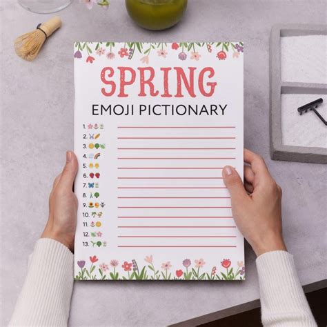 Image result for Spring Pictionary