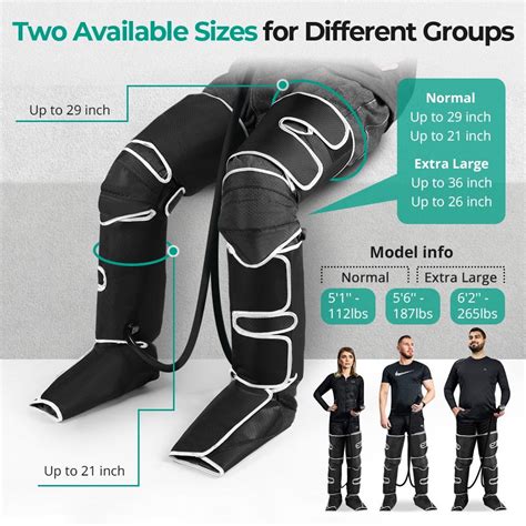 Buy Binecer Leg Massager with Heat Foot Massager Air Compression for ...