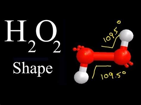 H2O2 Lewis Structure Molecular Geometry
