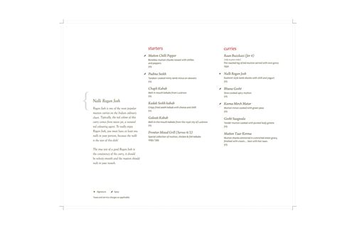 Menu at THE NAMAK CO. - Previously The Yellow Chilli, Meerut