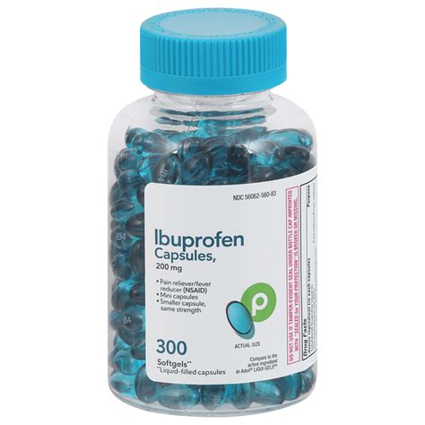 Publix Ibuprofen, 200 mg, Softgels (300 each) Delivery or Pickup Near ...