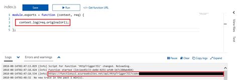 Image result for Azure Function URL URL Key