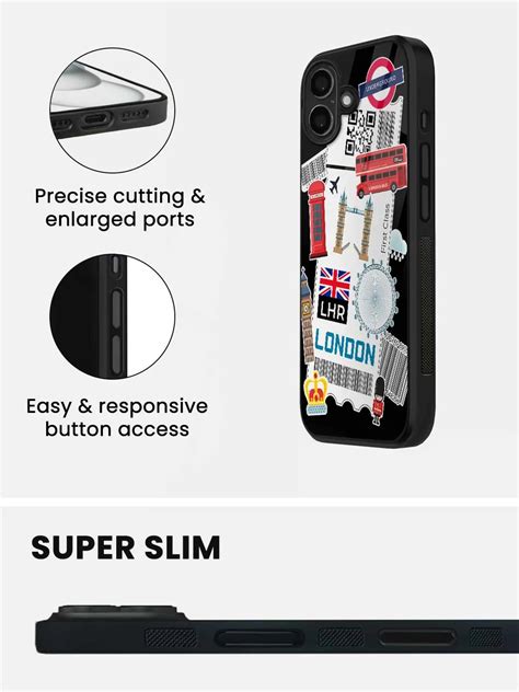 London Luxe - iPhone 16 Glass Cover