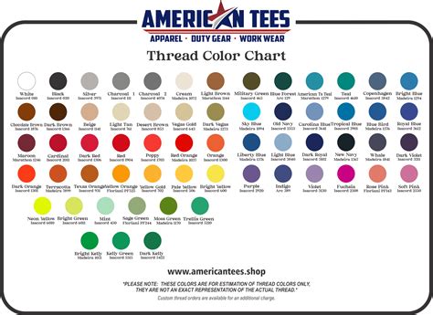 Image result for ThreadArt Color Chart