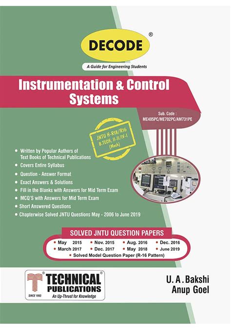 Instrumentation & Control Systems for JNTU-H 18 Course (II - II - Mech ...