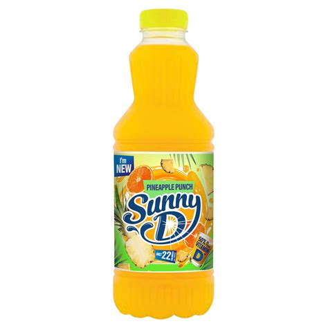 Sunny D Pineapple Punch 1L | Fruit Juice | Iceland Foods