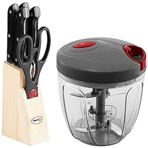 Buy Pigeon Stainless Steel by Stove Kraft Shears Kitchen Knifes 6 Piece ...