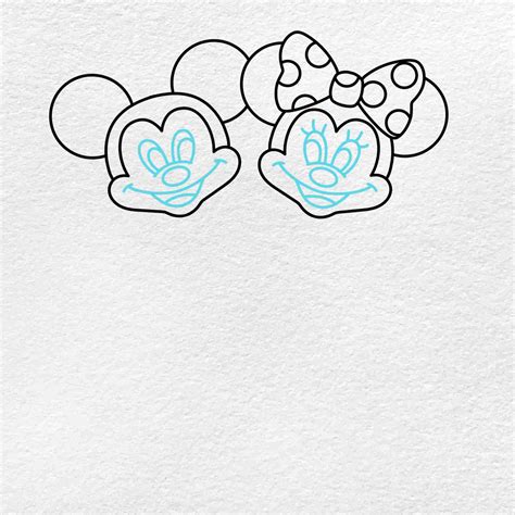How To Draw Mickey And Minnie Easy Drawing Guides/mickey Mouse Head Cartoon