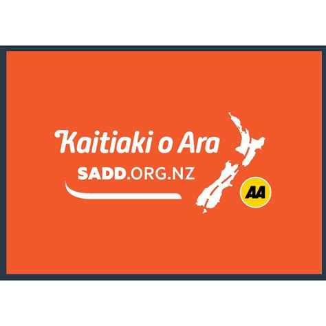 Orange Kaitiaki o Ara - A4 — Students Against Dangerous Driving