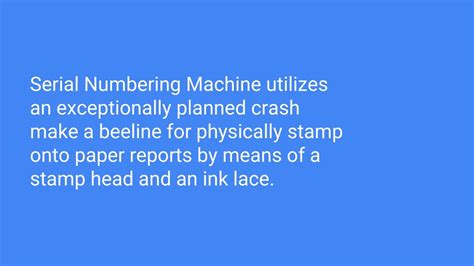 Image result for Serial Numbering Machine