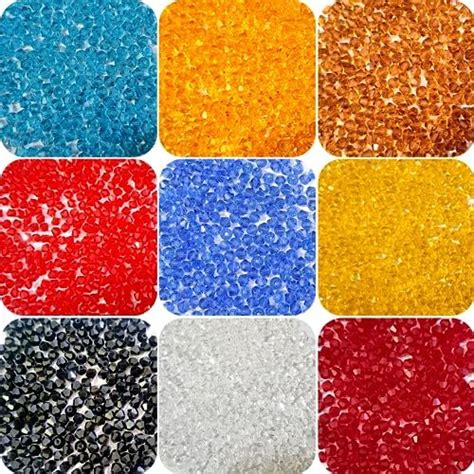 Style Up Macrame Crystal Beads,8mm, (Crystal Beads for Making Macrame ...