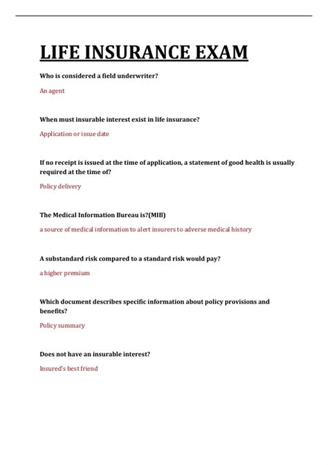 Life Insurance Study Session 的图像结果