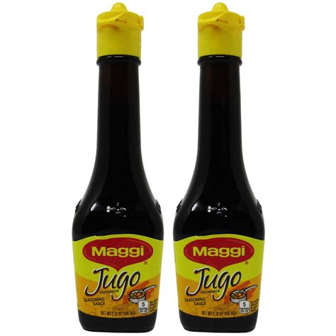 Jugo Maggi Seasoning Sauces Lot Of Two 3.38 oz Each Glass Bottles ...