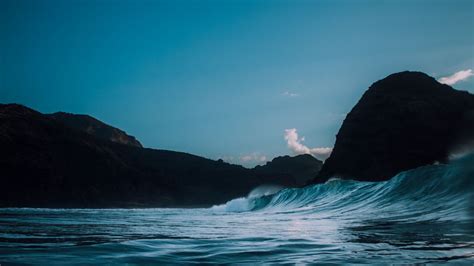 Wallpaper sea, rocks, surf hd, picture, image