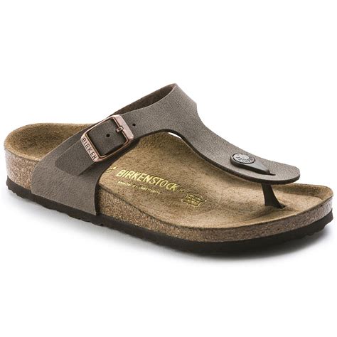 Buy Brown Gizeh Kids Birko-Flor Nubuck Online in India - BIRKENSTOCK