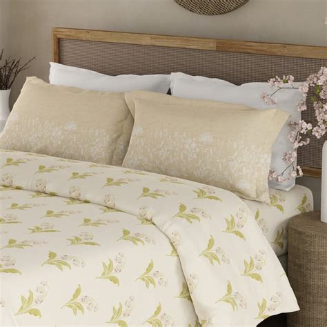 Buy BOUTIQUE LIVING Valatia Cotton 200TC Floral Print 3Pcs Queen ...