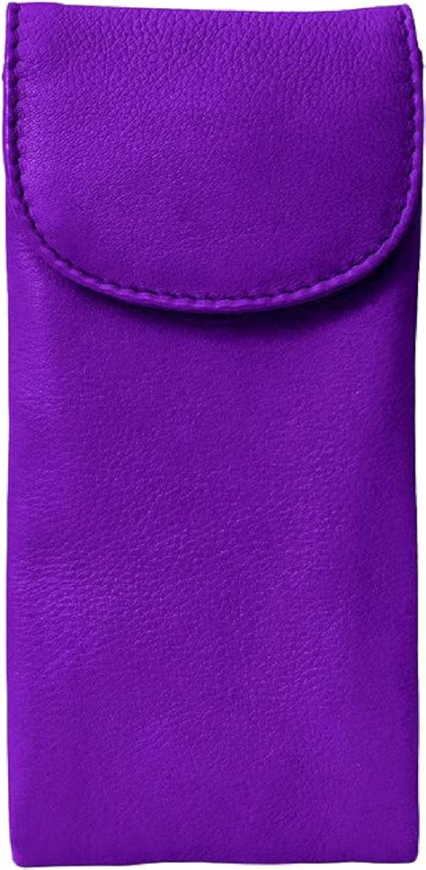 Buy ili New York 6470 Leather Double Eyeglass Holder (Purple) Online at ...