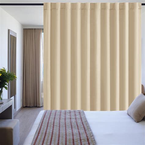 XWZO Extra Wide Curtains for Sliding Glass Door, Room Divider Curtains ...